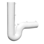 PRO-EXTREME - P-TRAP COVER WHITE